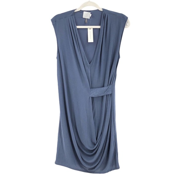 HD in Paris Anthropologie NEW Womens Size Small Draped Brynn Dress Faux Wrap - Picture 7 of 7